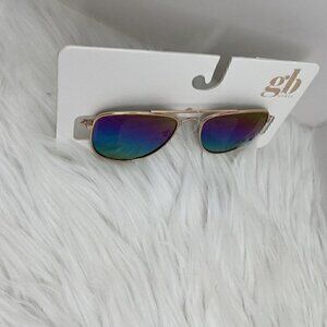 NEW gb Girls Aviator Style Sunglasses Retro Classic Youth Kids Eyewear UV 100%